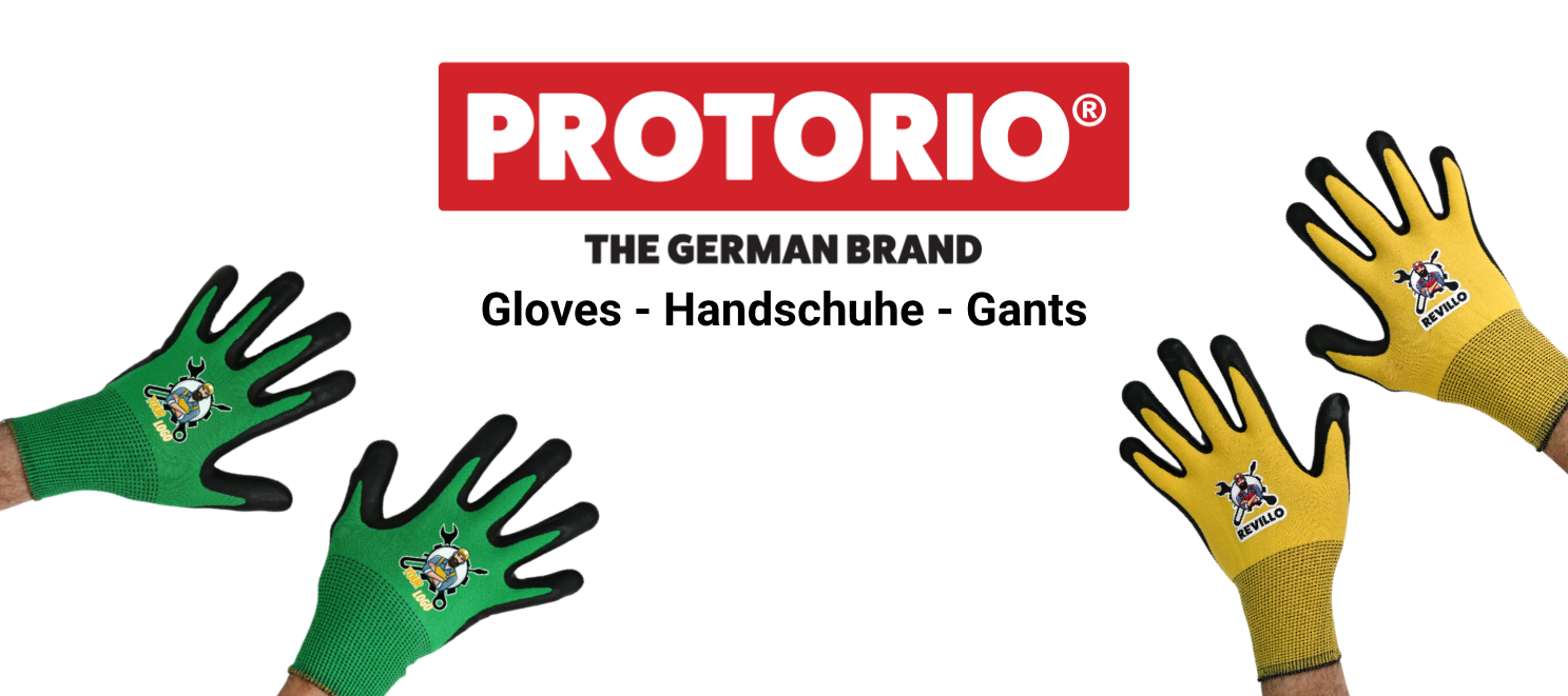 Logo Protorio Handschuhe mit Logo für alle Branchen